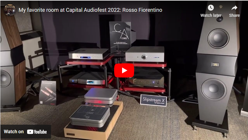Audiophile Junkie covers Rosso Fiorentino and Norma Audio at Capital Audio Fest 2022